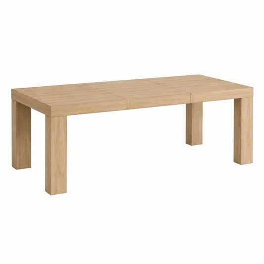 Rectangular Extendable Wood Dining Table 200cm